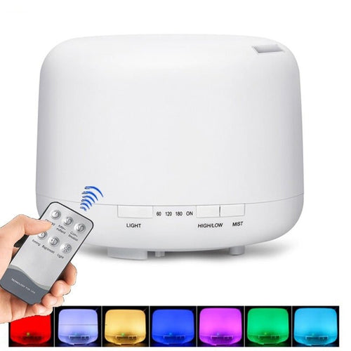Color Changing Essential Oil Aromatherapy Diffuser With Remote - The Kings Place